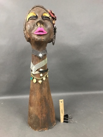 Tall Clay Art Head