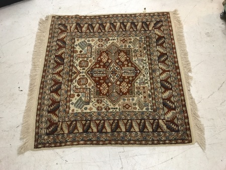 Handmade Persian Turkuman Wool Rug