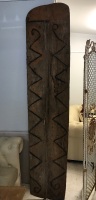 Huge Carved Asmat War Shield New Guinea - 2