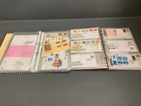 2 Large Folders of Australian First Day Covers from 1962 - 1980's - 200+ and Extra Stamped Envelopes and Mint Sets etc