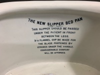 Antique The New Slipper Bed Pan - Some Crazing - 3