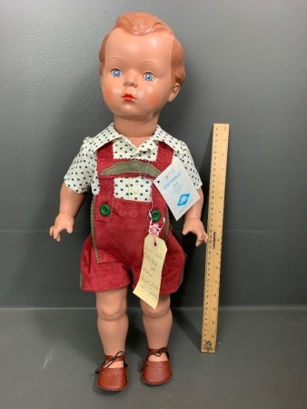 Ltd Edition 1980's Schildkrot Celuloid Doll - Hans - with Original Certificate