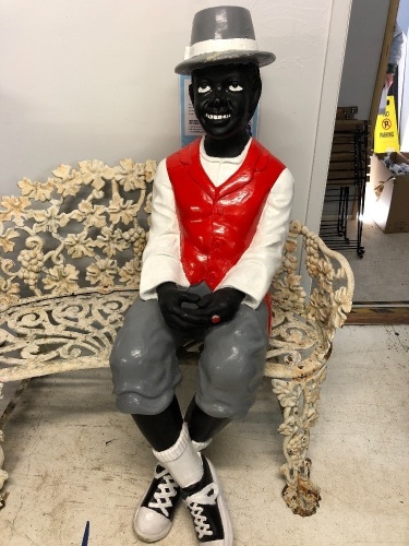 Vintage Fibreglass Shop Counter Display Figure