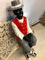 Vintage Fibreglass Shop Counter Display Figure - 3