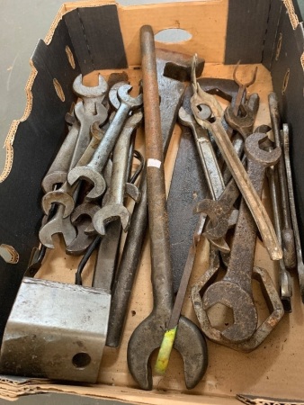 Large Asstd Lot of Vintage Spanners