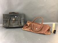 2 Vintage Leather Bags