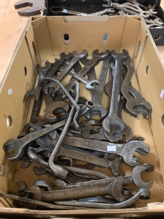 Large Asstd Lot of Vintage Spanners