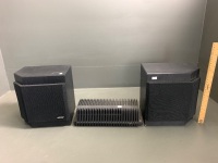 Bose Lifestyle SA-3 Stereo Amplifier + Pair of Bose 2001 Speakers