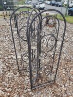 Scrolled Metalwork 3 Part Folding Screen with Tea Light Holders - 2