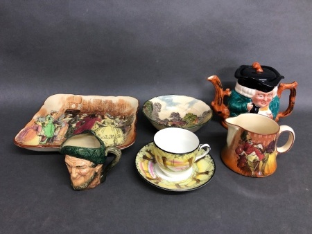 Collection of Vintage Royal Doulton Scenes China