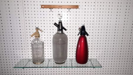 TRIO OF VINTAGE/RETRO SODA SYPHONS - CONDITION GOOD