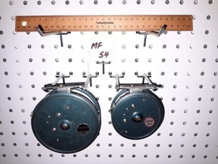 PAIR VINTAGE FLY FISHING REELS - RODDY 300 / 340. - CONDITION GOOD