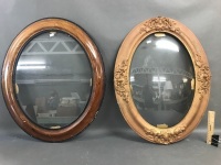 Two Vintage Oval Picture Frames. (2 items)