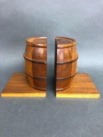 Vintage Timber Cascade Brewery Bookends
