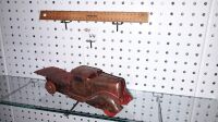 ANTIQUE WYN-TOY PRIME MOVER TRUCK AND GATED TRAILER. 450 LONG. RARE. - CONDITION FAIR - 3