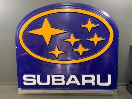 XL Moulded Perspex Subaru Dealership Sign