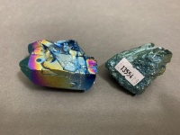 2 Titanium Coated Aura Crystals - 4