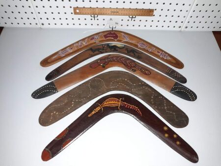 SELECTION VINTAGE / RETRO BOOMERANGS. - CONDITION GOOD