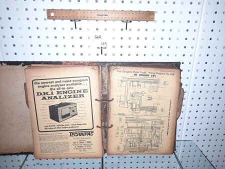 VINTAGE 'AUSTIN TO VOLKSWAGON' ELECTRICAL WIRING DIAGRAMS - RARE - TO EARLY 1970'S. - CONDITION FAIR