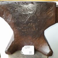 ANTIQUE BLACKSMITH ANVIL 62lb - WILKINSON QUEENS DUDLEY - CONDITION FAIR - 2