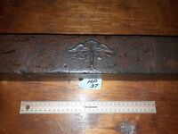 ART NEVOU (?) COPPER COVERED FIRE SURROUND - HANDMADE. - CONDITION FAIR - 2