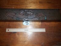 ART NEVOU (?) COPPER COVERED FIRE SURROUND - HANDMADE. - CONDITION FAIR - 3