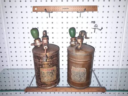 PAIR VINTAGE 'REGA' NURSERY SPRAYERS / MISTERS. - CONDITION GOOD