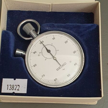 Vintage Boxed Seiko Mechanical Stopwatch in Working Order - 88-5061