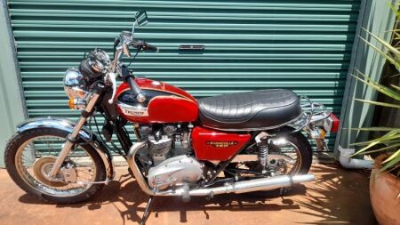 1979 TRIUMPH T140E/ES BONNEVILLE - 750cc TWIN - 4 YEARS SINCE FULL RESTORATION - NEW TYRES, CHAIN, SPROCKETS - 6 MONTHS REGO - MATCHING ENGINE/FRAME NOâ€™s (T140ECA19721) - 98% CORRECT