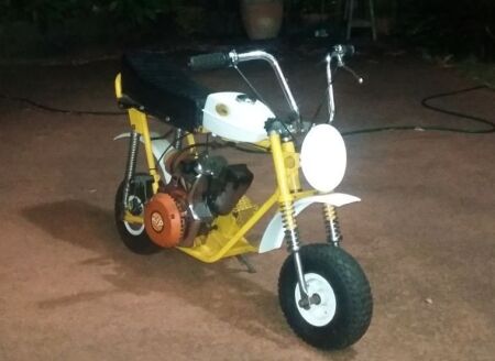 1970's VINTAGE TERRA™ USA MINIBIKE - TERRA PRODUCTS INC., CRAWFORDSVILLE, INDIANA, USA - RARE