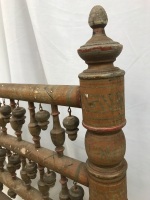 Pair of Vintage Indian Bobbin Chairs - 3