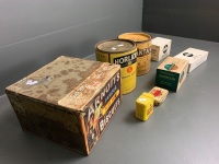 Collection of Vintage Tins and Packaging inc. Refundable Arnotts Tin - 2