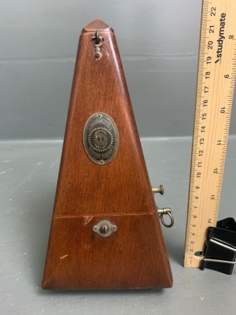 Vintage German Maelzel Timber Cased Metronome