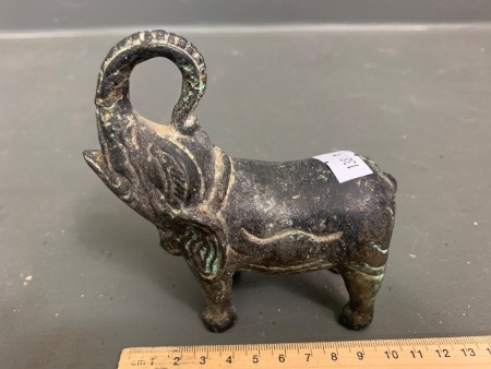 Antique Bronze Indian Elephant