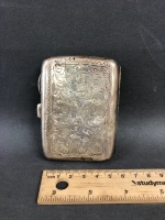 Antique Sterling Silver Cigarette Case - 2