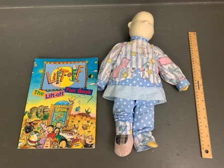 c1992 EC Doll & Lift Off Book