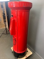 Full Size Heavy Painted Steel Display Piece in the Shape of a Post Office Box from The Post Office Bar in Maroochydore - 2