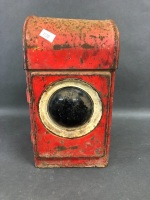 Vintage Red Signal Lamp - 2