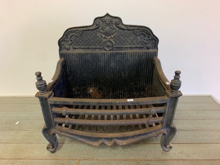 Vintage Cast Iron Fireplace/Grate