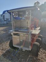 Iconic Hey Bill Triple Axled Beach Ready Catering Trailer Complete with Pie Warmer, Gas Fridge, Gas Hot Plates, 1500W Inverter (New) - 3