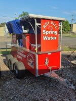 Iconic Hey Bill Triple Axled Beach Ready Catering Trailer Complete with Pie Warmer, Gas Fridge, Gas Hot Plates, 1500W Inverter (New) - 5