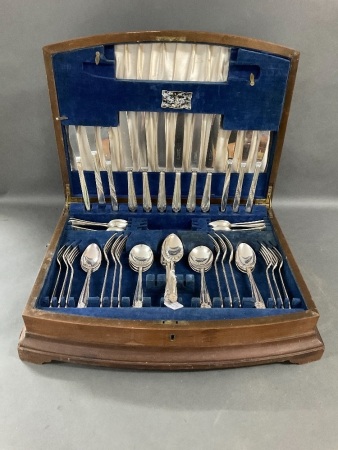 Assorted Canteen of Cutlery in Vintage Box 