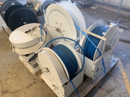 4X Remote Control Hose Reels with and without hose.