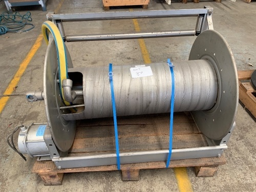 60m 1" Electric Rewind Fire Hose Reel