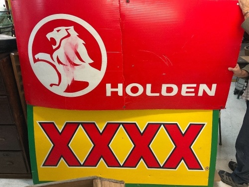 Large Corflute XXXX Sign & Holden Signs&nbsp;
