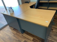 2X CORNER OFFICE DESKS