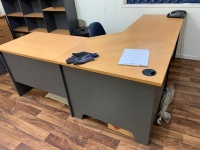 2X CORNER OFFICE DESKS - 2