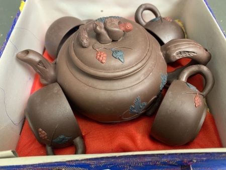 Chinese Xjing Clay Tea Set