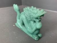 Carved Jade Dragon - 2