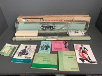 1970's Knitting Machine in Box with Patterns